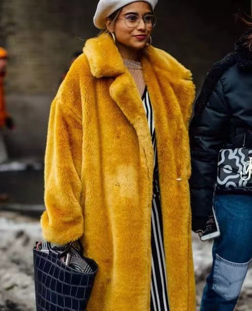 👑✨ Velvéra™ Premium Plush Fur Coat 💫🧥❄️