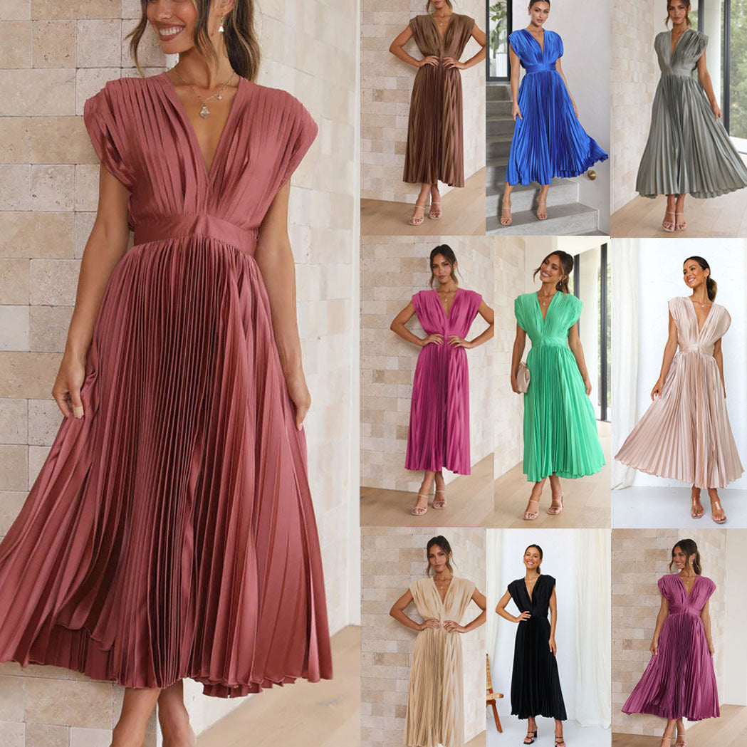 Casual V-Neck Summer Dress