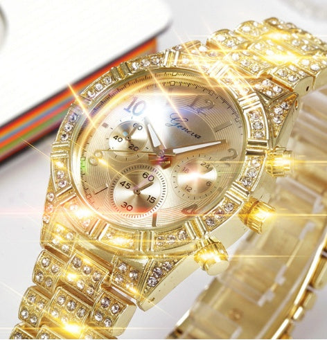 💎 Women’s Crystal Quartz Watch ⏱️