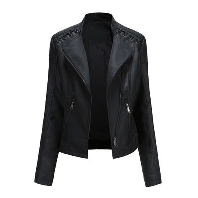 🔥 “RebelCharm PU Leather Power Jacket”