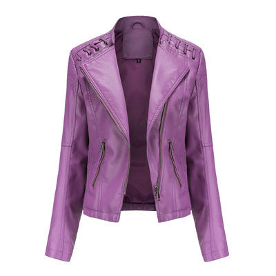 🔥 “RebelCharm PU Leather Power Jacket”