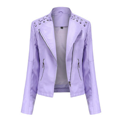 🔥 “RebelCharm PU Leather Power Jacket”
