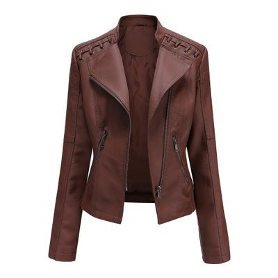 🔥 “RebelCharm PU Leather Power Jacket”