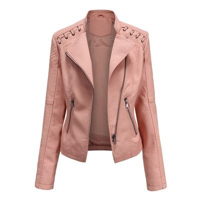 🔥 “RebelCharm PU Leather Power Jacket”