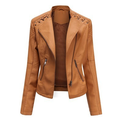 🔥 “RebelCharm PU Leather Power Jacket”
