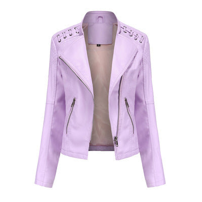 🔥 “RebelCharm PU Leather Power Jacket”