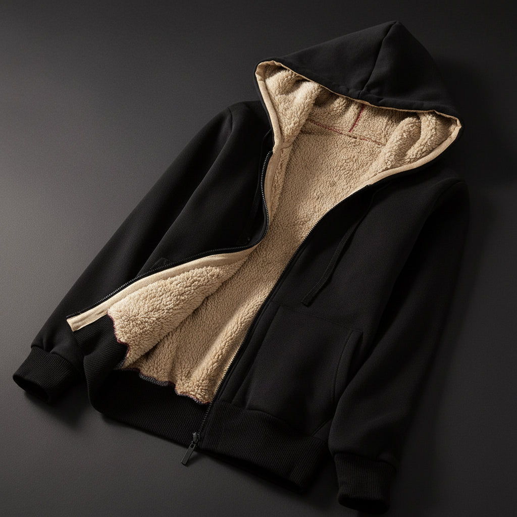 GLAMORA Warm & Stylish Plush Hooded Sweater Coat ✨🧥🔥