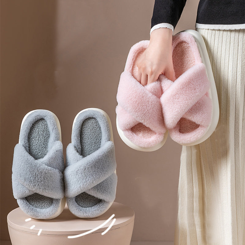 🩷 CozyCriss™ Fuzzy Home Slippers
