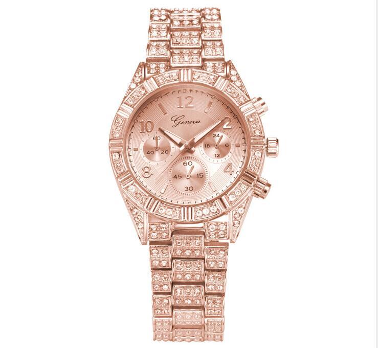 💎 Women’s Crystal Quartz Watch ⏱️