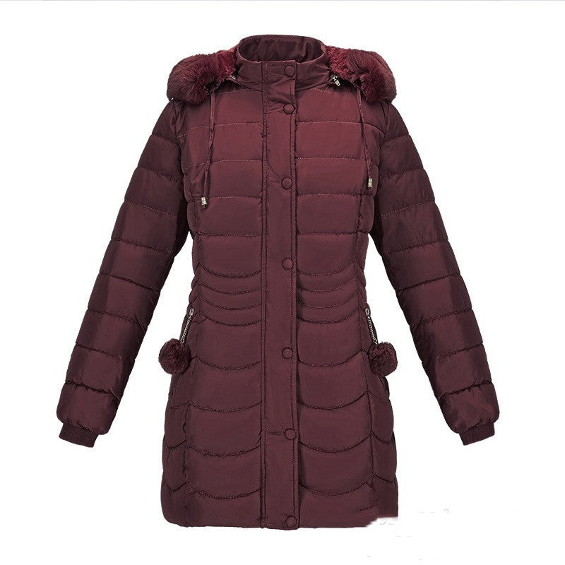 Casual Pure Color Thickened Velvet Cotton Clothes