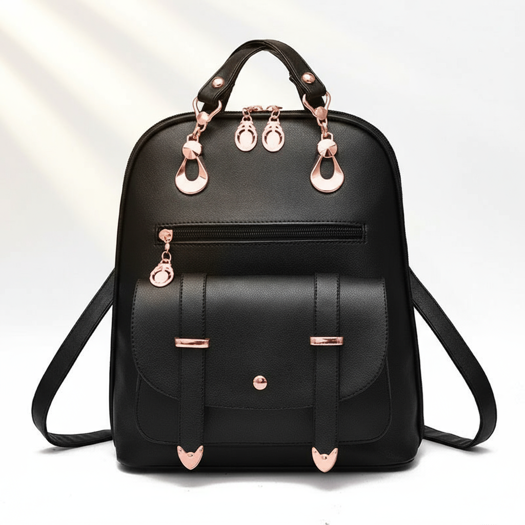 🎒 Stylish PU Leather Backpack