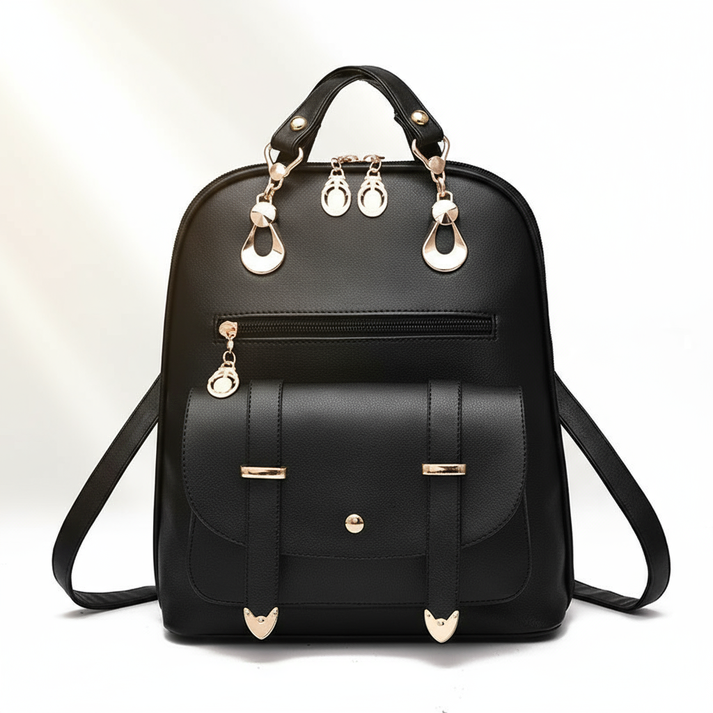 🎒 Stylish PU Leather Backpack