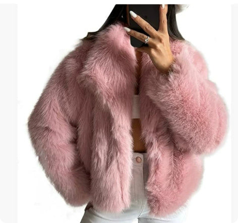 **✨FluffyWarm Lapel Jacket❄️💖**