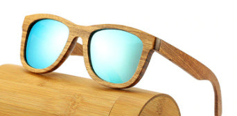 🌿 Bamboo Polarized Sunglasses – Eco Style with UV400 😎