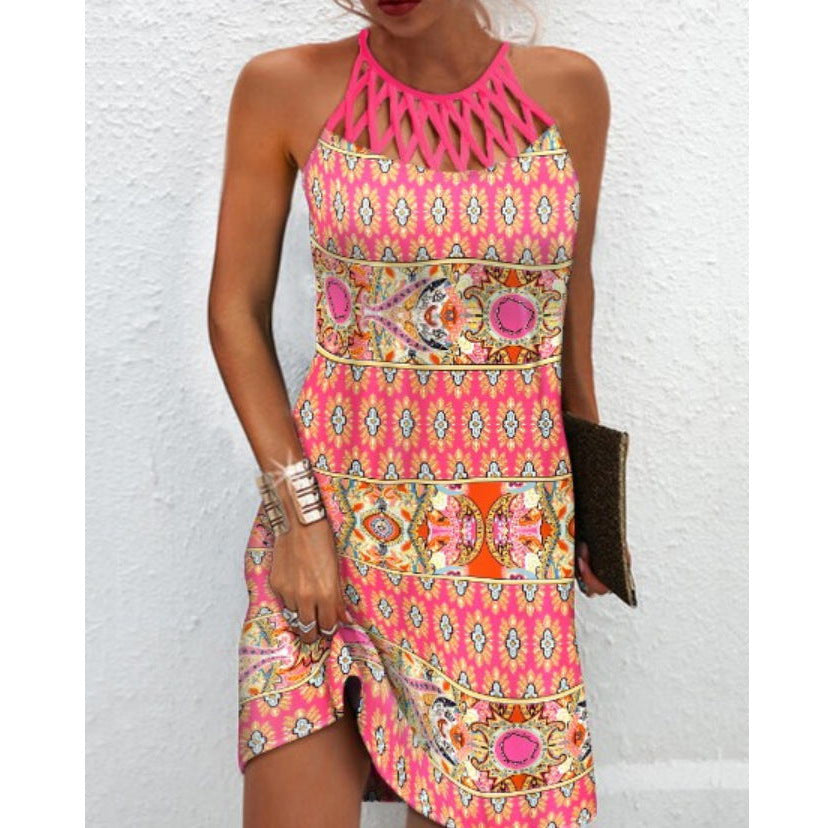 Summer Print A-Line Dress