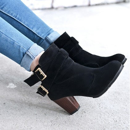🌟👢 Urban Chic Winter Heel Boots 👢🌟