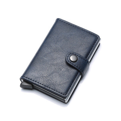 RFID Blocking Slim Card Holder | PU Leather Pop-Up Wallet for   Women