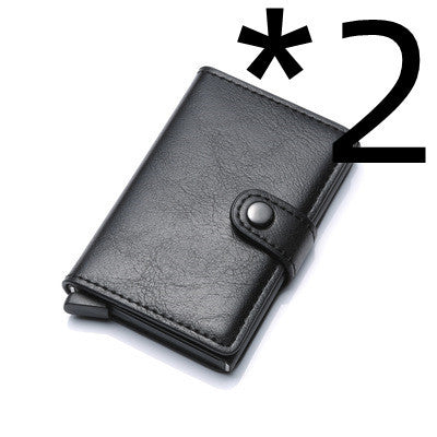 RFID Blocking Slim Card Holder | PU Leather Pop-Up Wallet for   Women