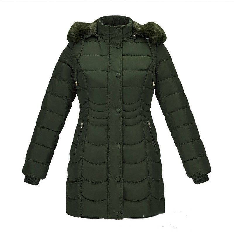 Casual Pure Color Thickened Velvet Cotton Clothes