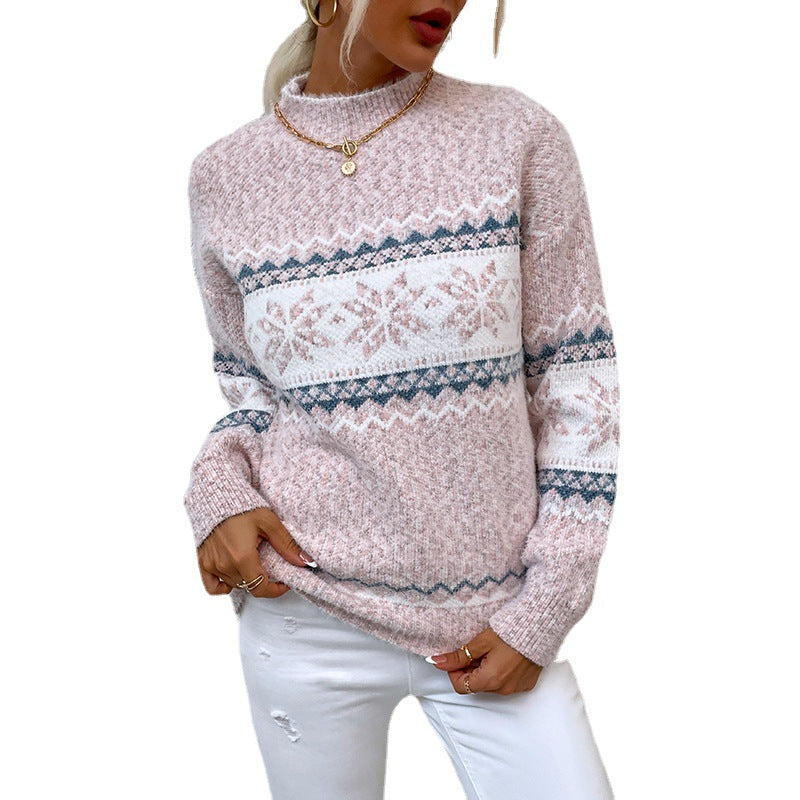 Pullover Knitted Tops Women's Sweater