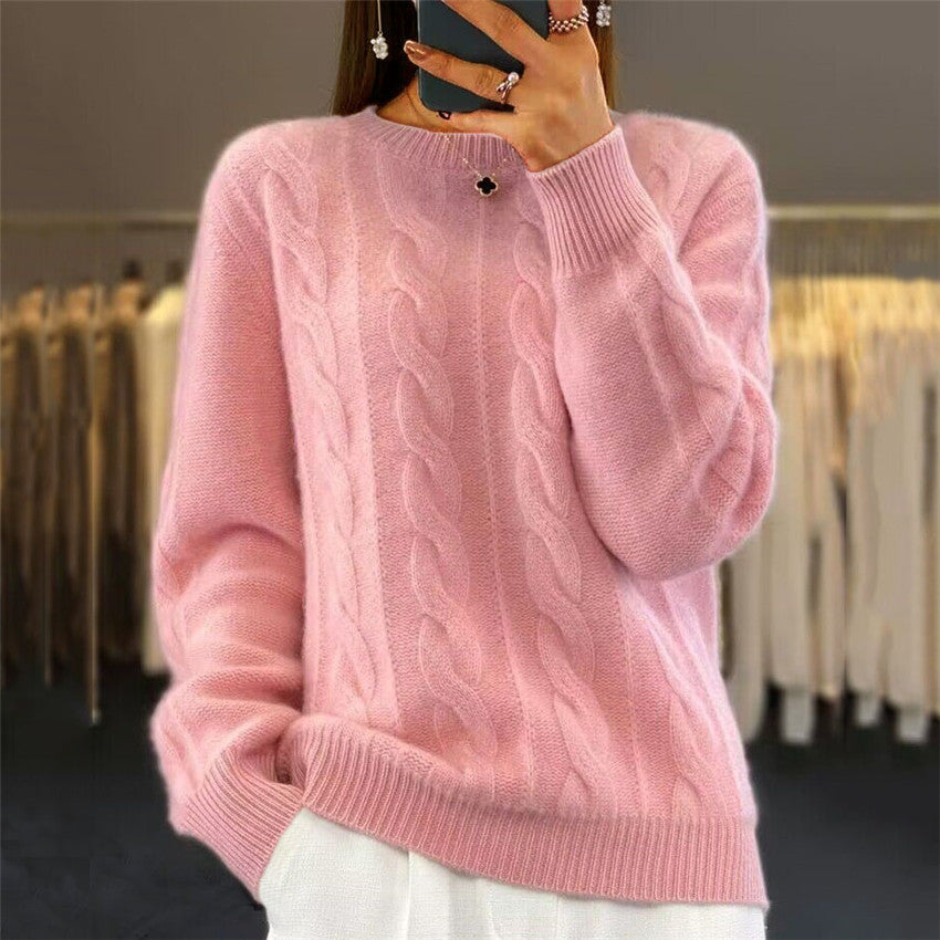 🧶✨ CozyLuxe™ Cable Pullover Top ✨🧶