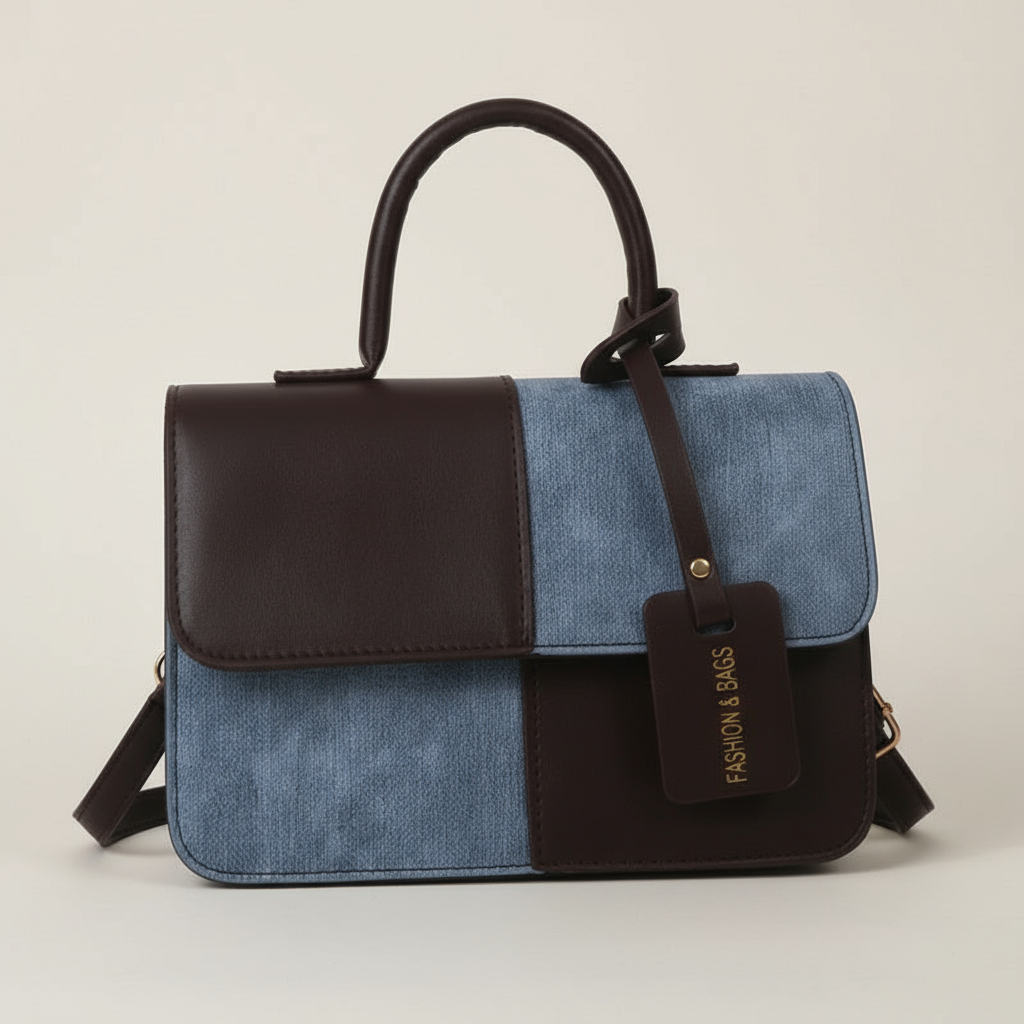 🖤✨ Urban Stitch PU Shoulder Bag💝