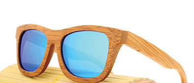 🌿 Bamboo Polarized Sunglasses – Eco Style with UV400 😎