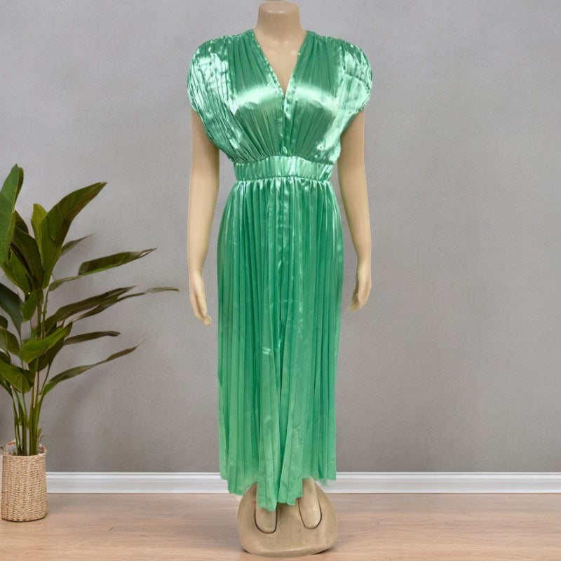 Casual V-Neck Summer Dress