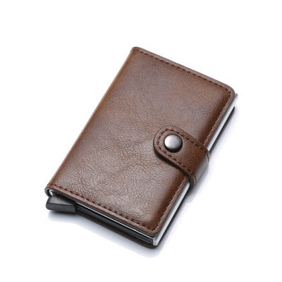 RFID Blocking Slim Card Holder | PU Leather Pop-Up Wallet for   Women