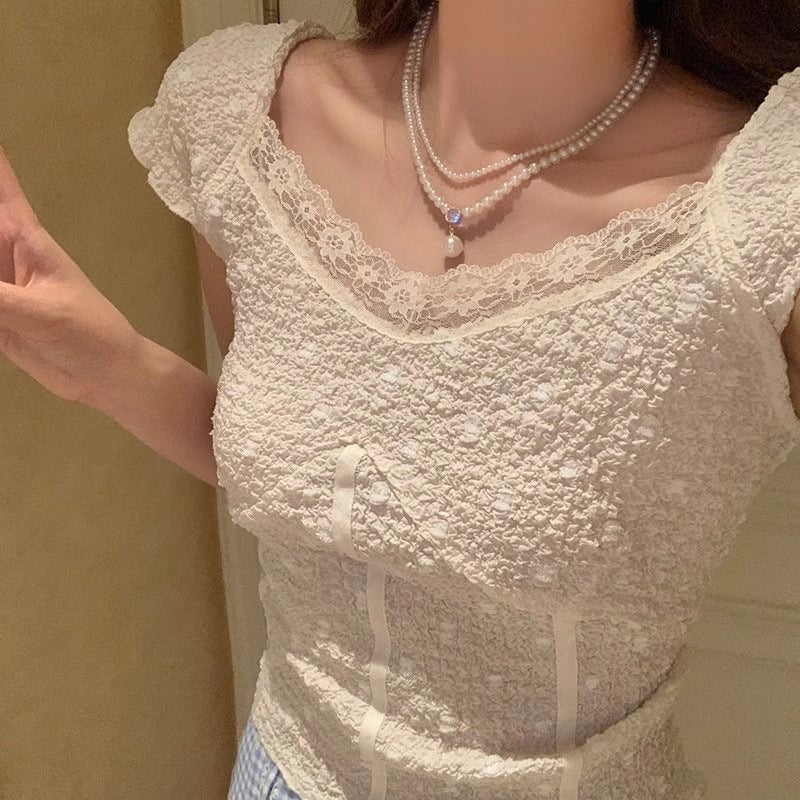 Vintage French-Style Double Strand Necklace