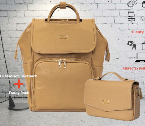 Stylish Women PU Leather Backpack – Square Vertical Design ✅