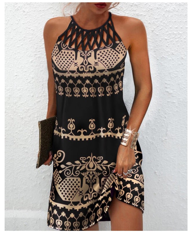 Summer Print A-Line Dress