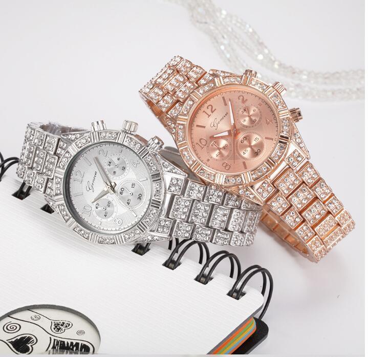 💎 Women’s Crystal Quartz Watch ⏱️