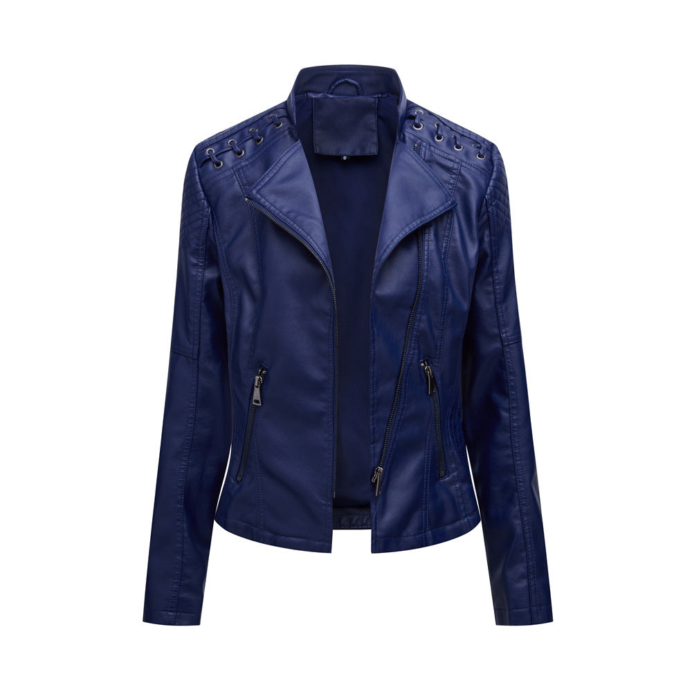 🔥 “RebelCharm PU Leather Power Jacket”