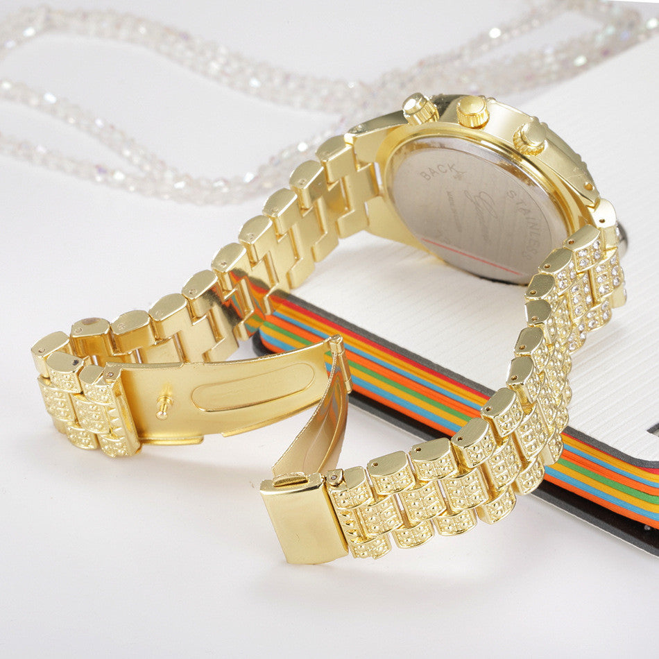 💎 Women’s Crystal Quartz Watch ⏱️