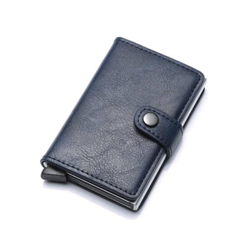 RFID Blocking Slim Card Holder | PU Leather Pop-Up Wallet for   Women