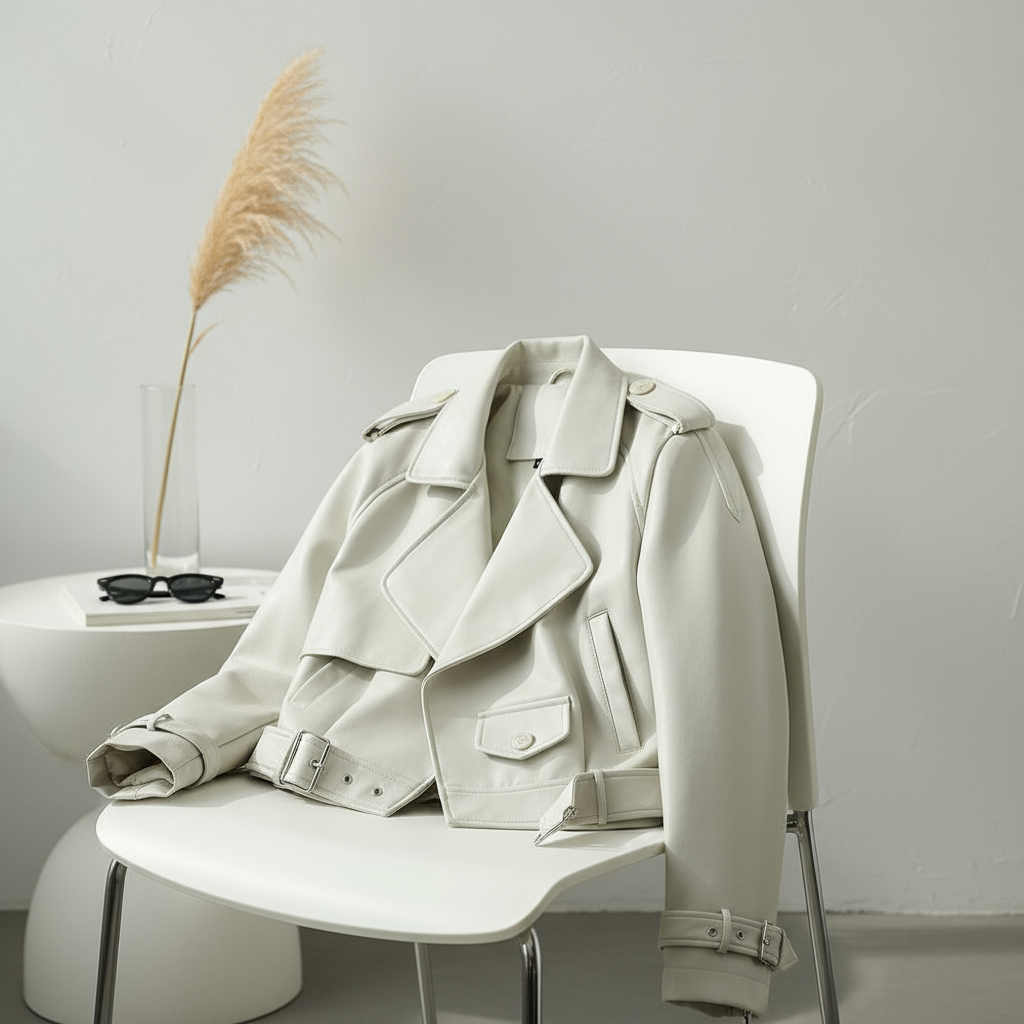 🖤 Street Chic Loose Fit Leather Jacket 🤍