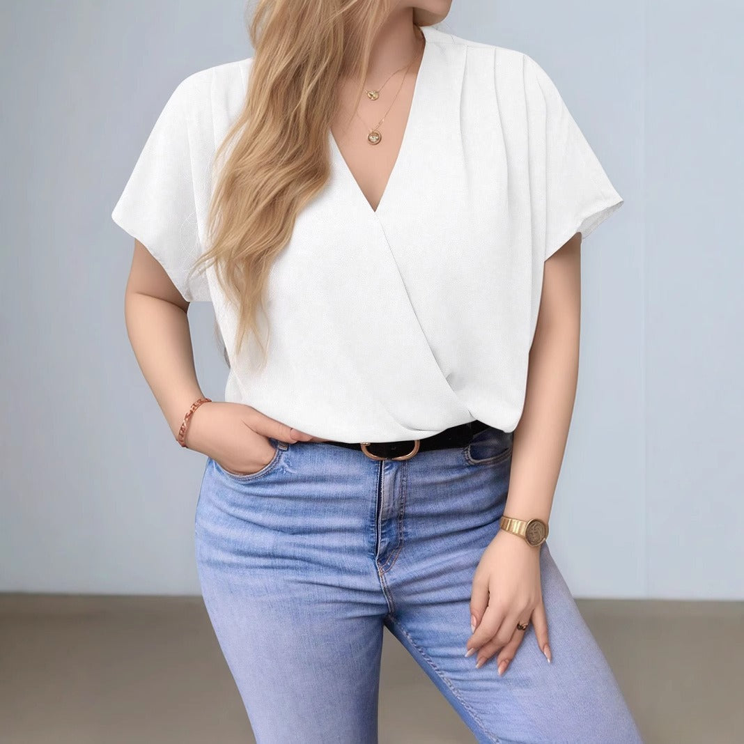 Casual Short Sleeve Loose T-shirt