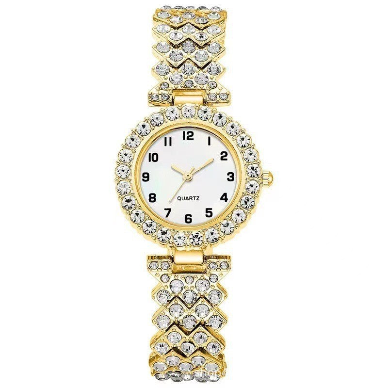 💎⌚ Glamora™ Luxury Watch & Bracelet Set ✨