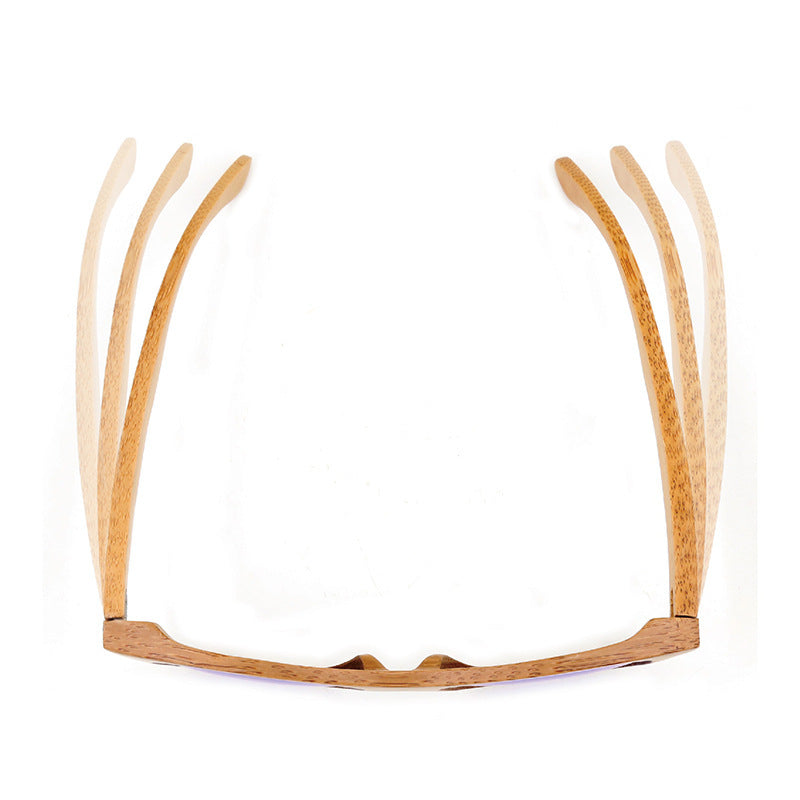 🌿 Bamboo Polarized Sunglasses – Eco Style with UV400 😎