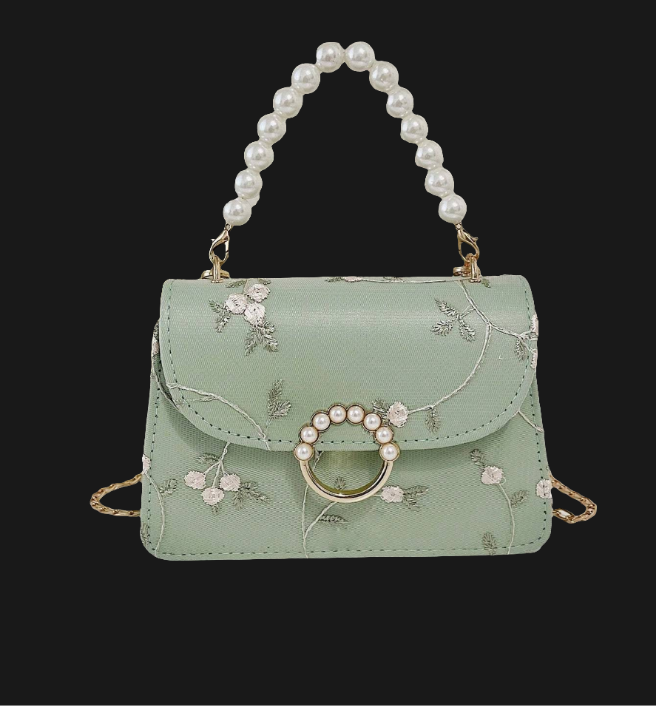 👜✨ PearlLuxe™ Mini Square Bag 💖