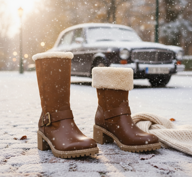 👉 Warm Western Winter Boots