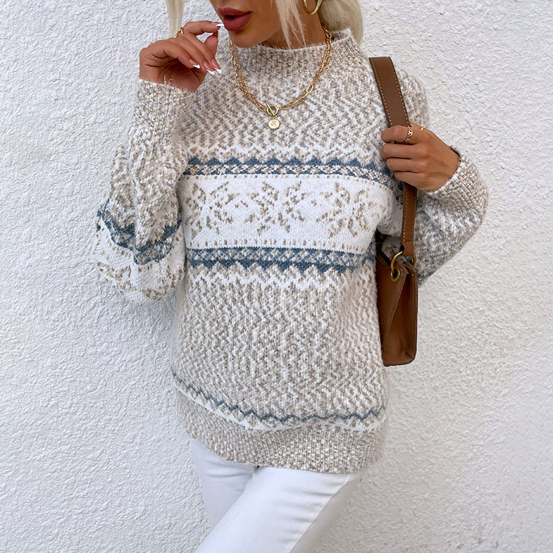 Pullover Knitted Tops Women's Sweater