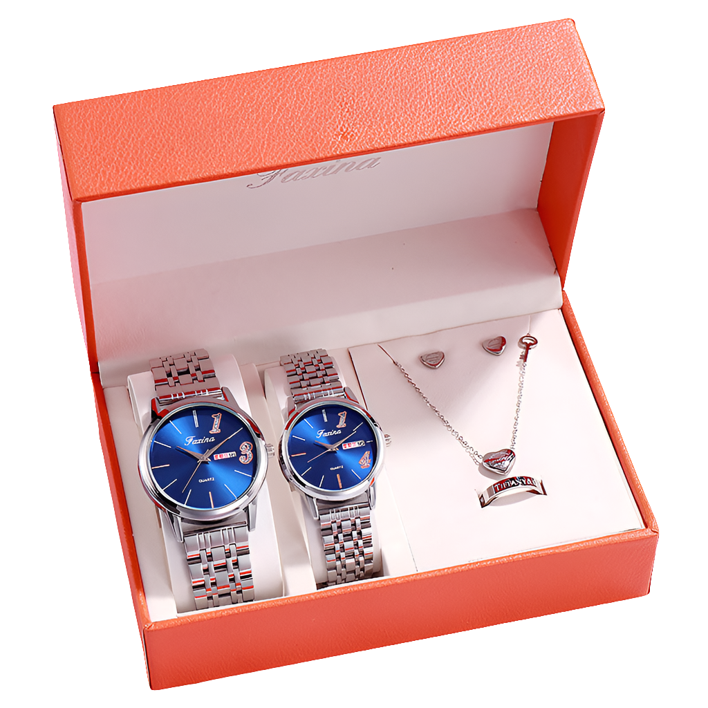 Luxury Watch Gifts for Women Earrings ring Necklace bracelet