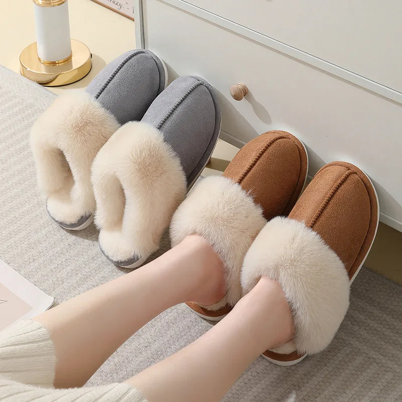 ✨ Cozy Winter Plush Slippers