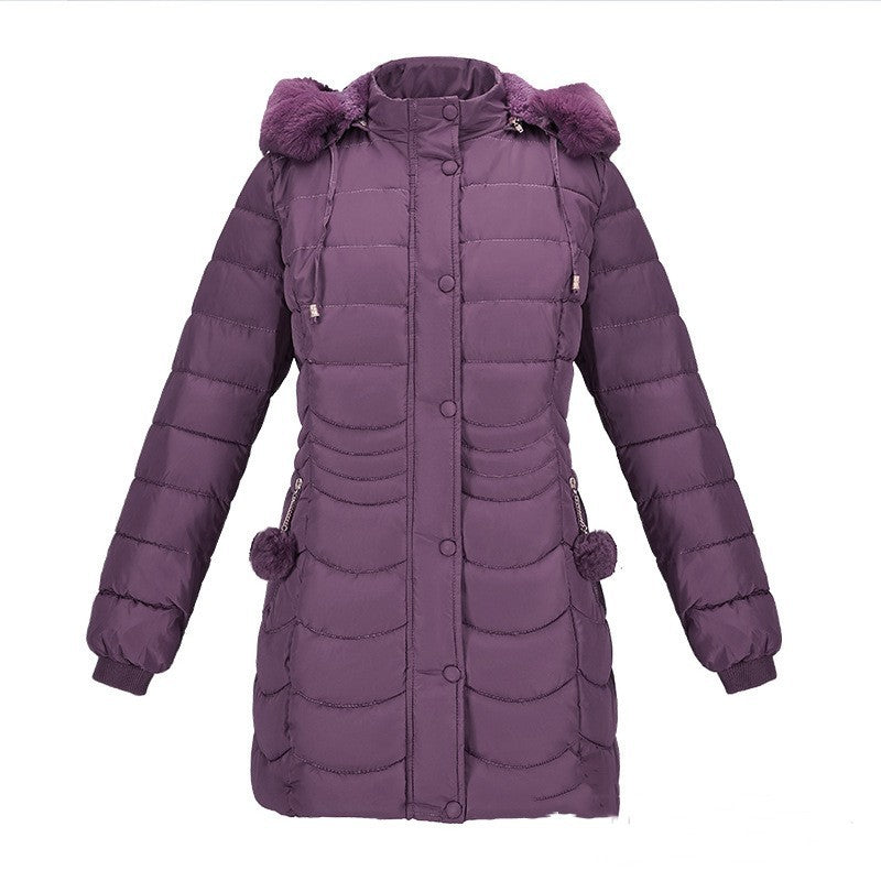 Casual Pure Color Thickened Velvet Cotton Clothes