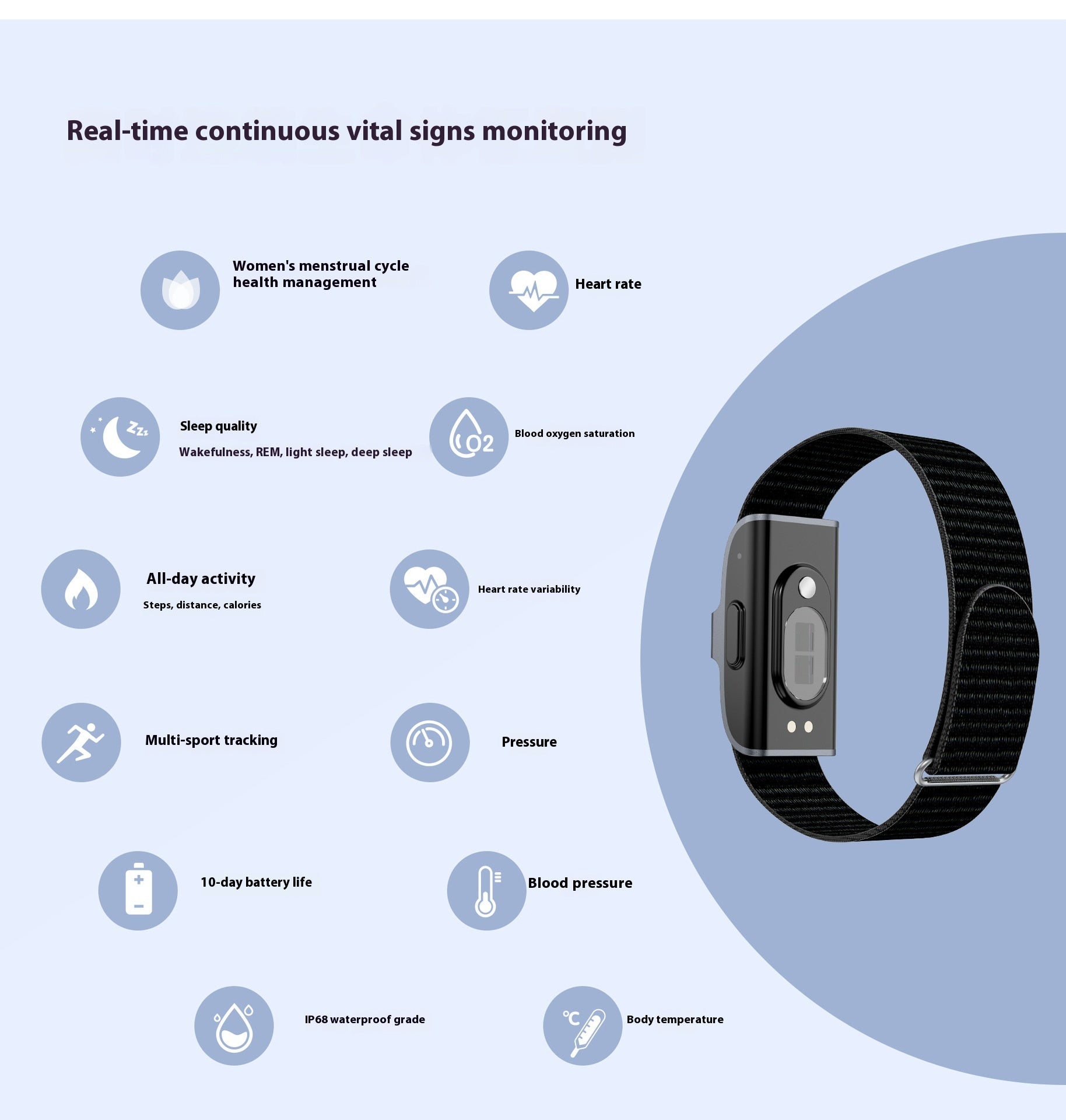 ⌚💓 Smart Sports Bracelet | Heart Rate Monitor