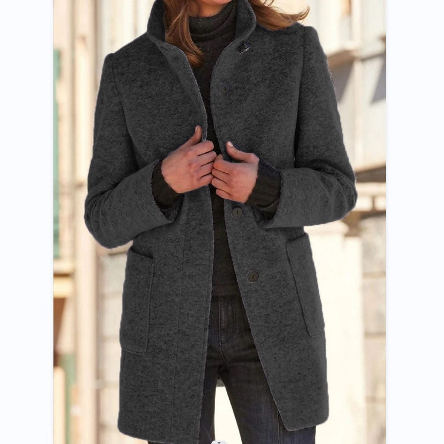 💫🧥 LuxeLine™ Urban Chic Wool Coat ❄️