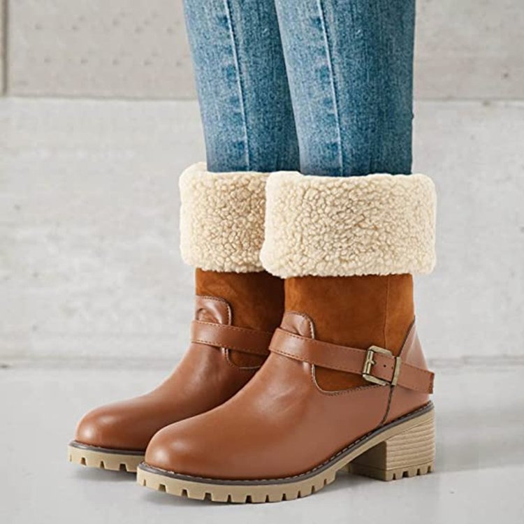 👉 Warm Western Winter Boots