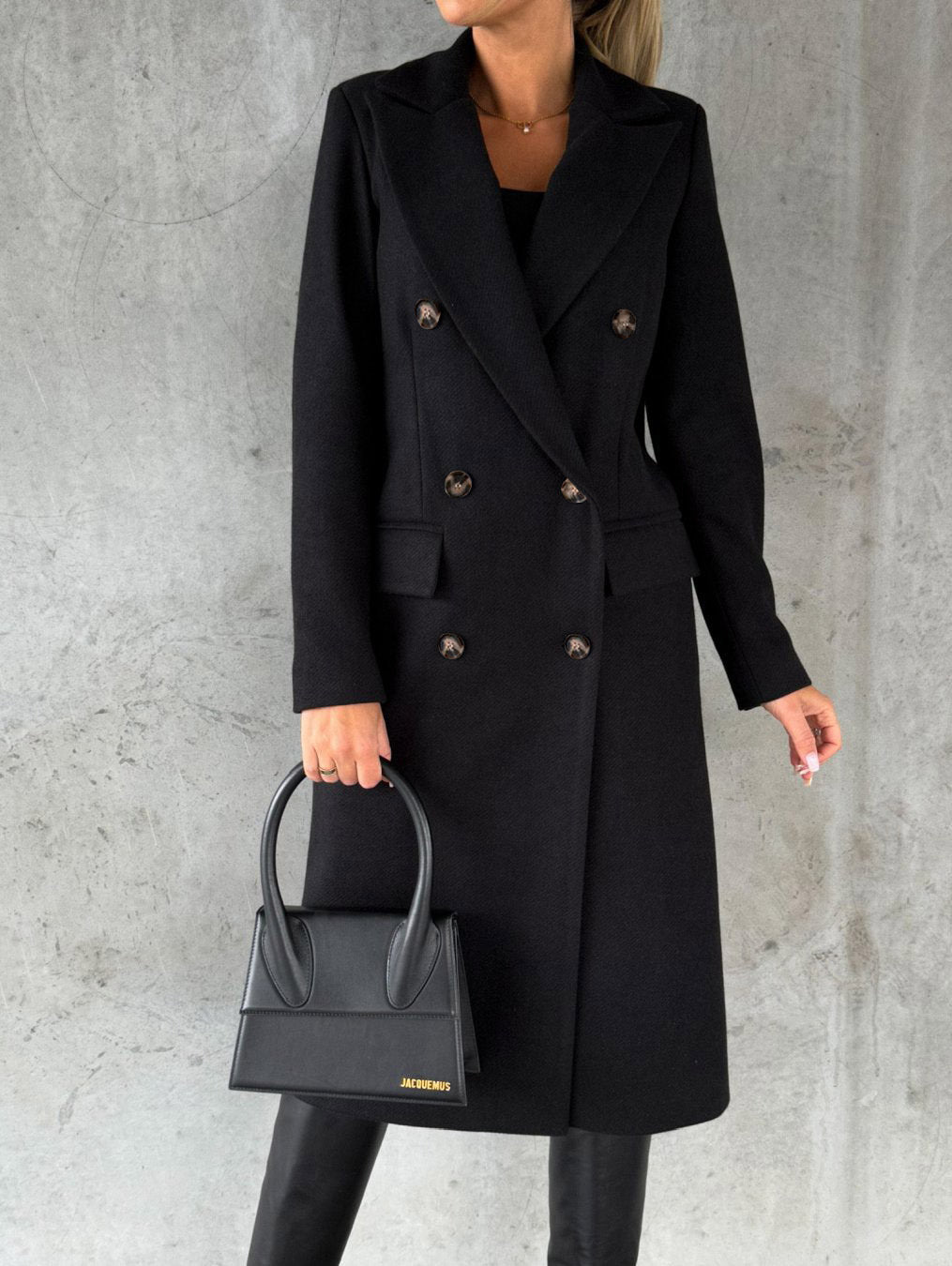 🧥✨ Elegant Street-Style Lapel Coat ❄️💖